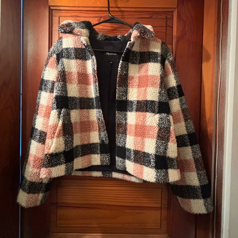 Madewell Plaid Crop Jacket